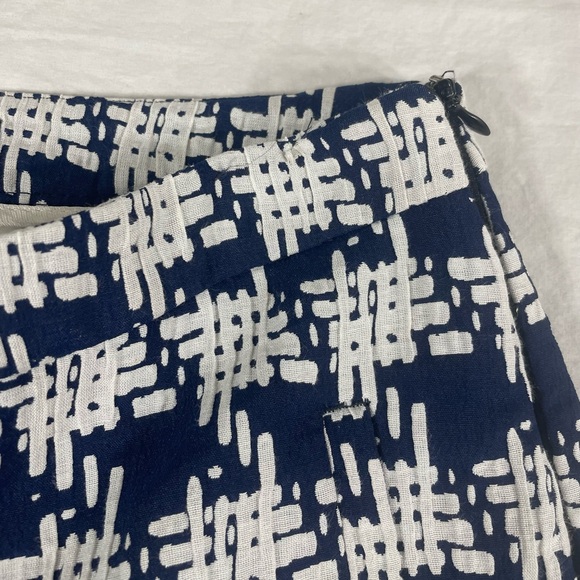 Zara Basic Women Blue Pattern Size Zipper Skinny Pants Size XS - Picture 7 of 10